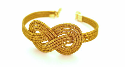 Bracelet en Or Végétal et plaqué Or - Capim Dourado - DORINOR