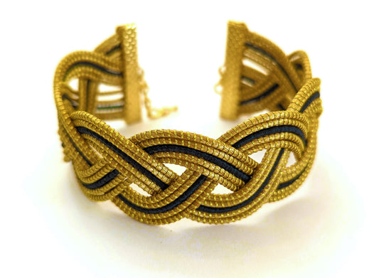 Bracelet en Or Végétal et plaqué Or - Capim Dourado - DORINOR