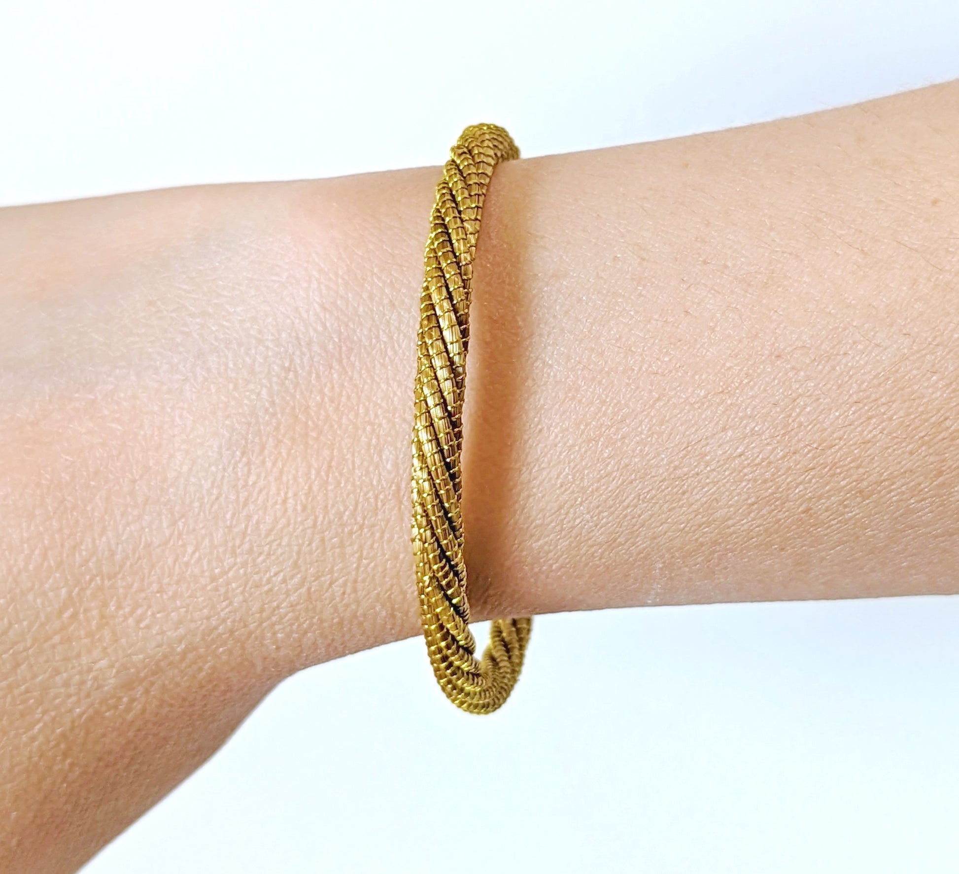 Bracelet en Or Végétal et plaqué Or - Capim Dourado - DORINOR