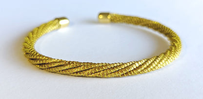 Bracelet en Or Végétal et plaqué Or - Capim Dourado - DORINOR