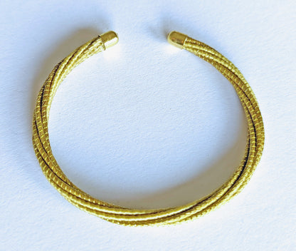Bracelet en Or Végétal et plaqué Or - Capim Dourado - Couleurs - Beige - DORINOR