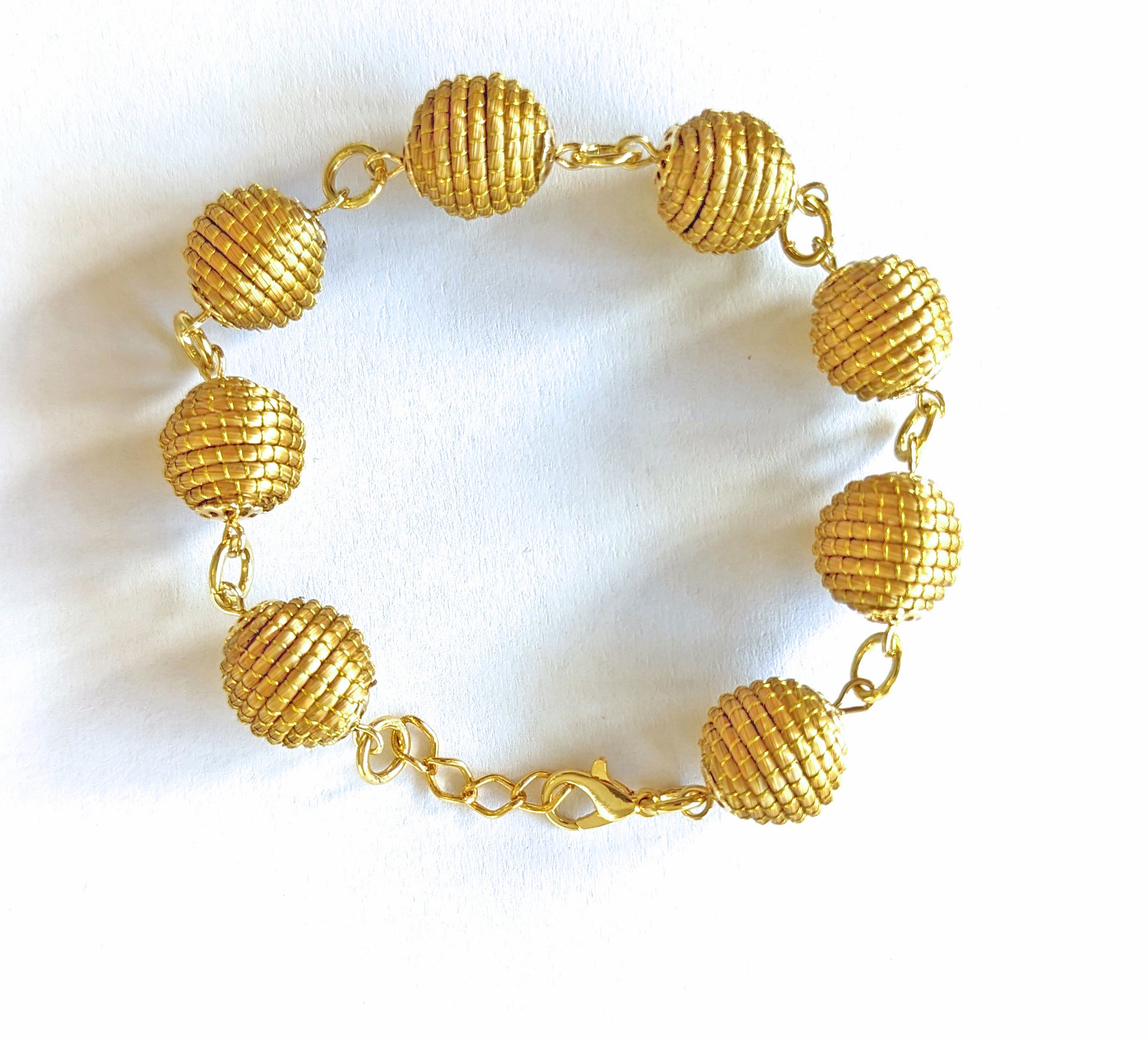 Bracelet en Or Végétal et plaqué Or - Capim Dourado - DORINOR