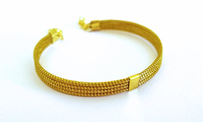 Bracelet en Or Végétal et plaqué Or - Capim Dourado - DORINOR