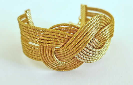 Bracelet en Or Végétal et plaqué Or - Capim Dourado - DORINOR