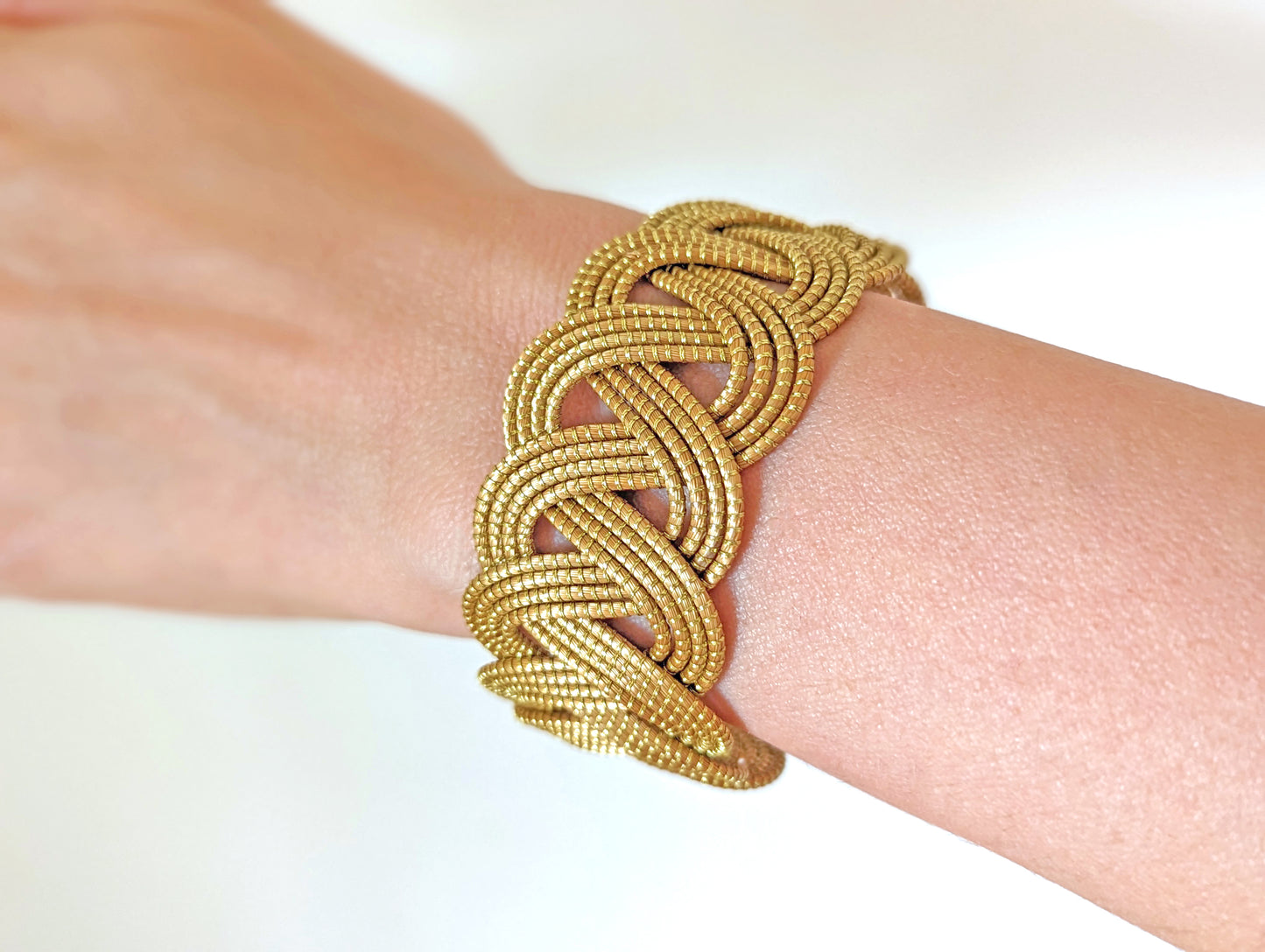 Bracelet en Or Végétal et plaqué Or - Capim Dourado - DORINOR