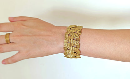 Bracelet en Or Végétal et plaqué Or - Capim Dourado - DORINOR