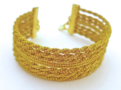 Bracelet en Or Végétal et plaqué Or - Capim Dourado - DORINOR