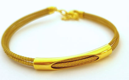 Bracelet en Or Végétal et plaqué Or - Capim Dourado - DORINOR