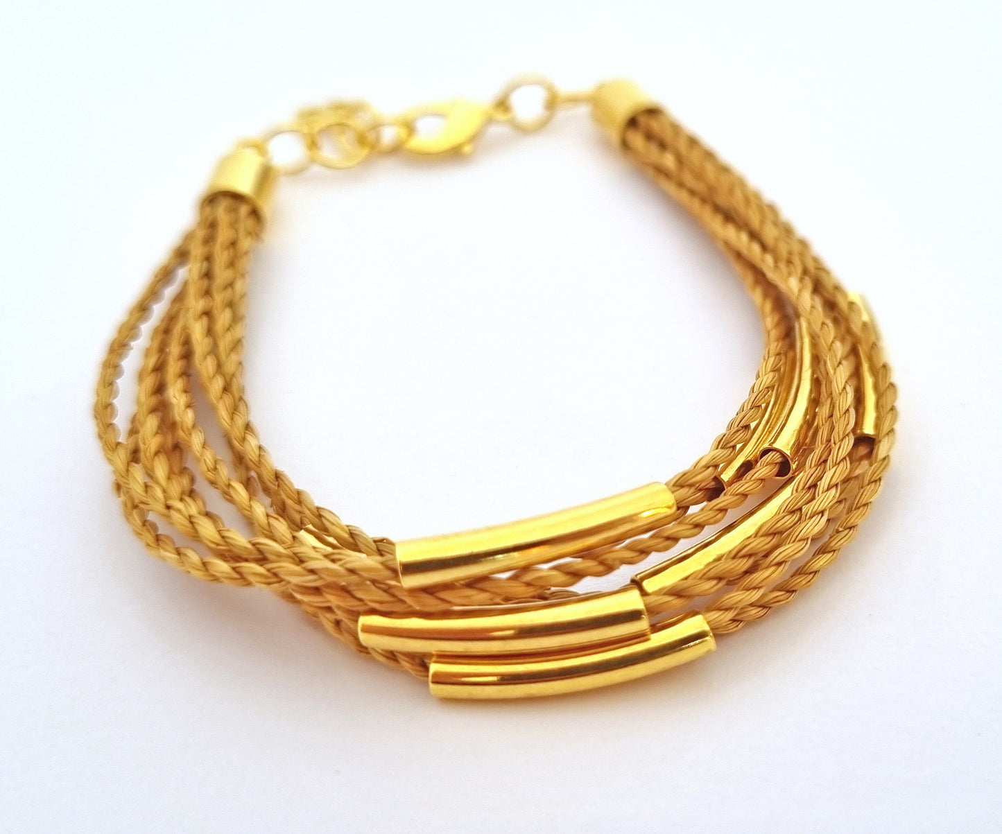 Bracelet en Or Végétal et plaqué Or - Capim Dourado - DORINOR