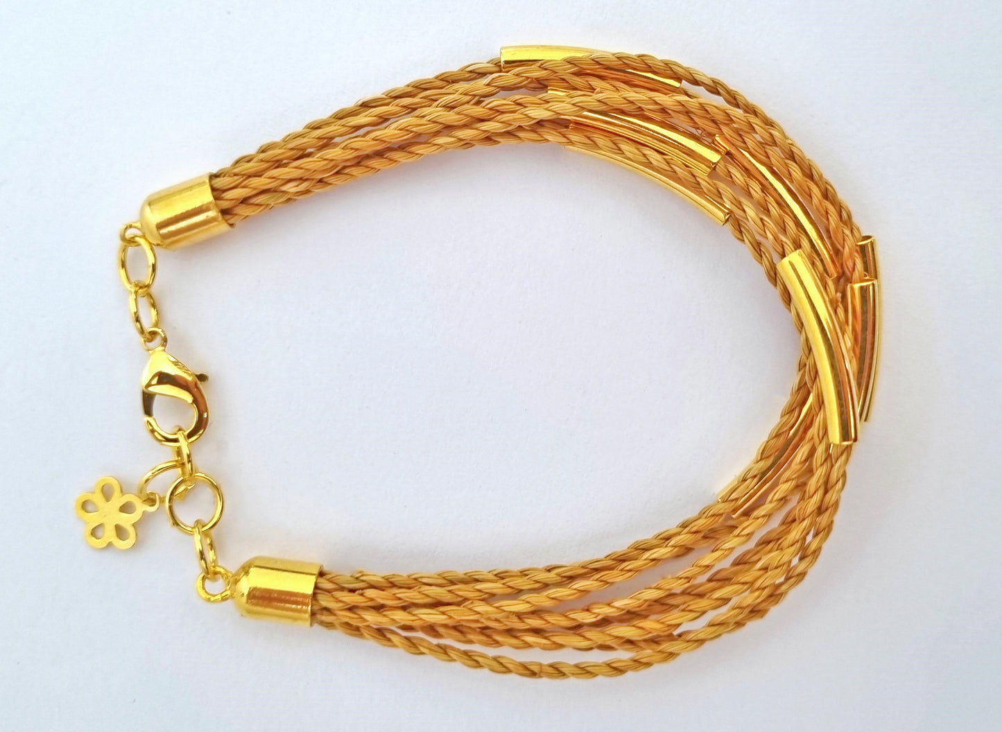 Bracelet en Or Végétal et plaqué Or - Capim Dourado - DORINOR