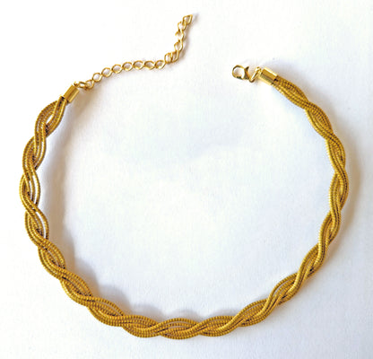 Collier en Or Végétal et plaqué Or - Capim Dourado - DORINOR