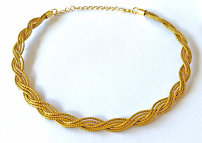 Collier en Or Végétal et plaqué Or - Capim Dourado - DORINOR