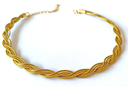 Collier en Or Végétal et plaqué Or - Capim Dourado - DORINOR