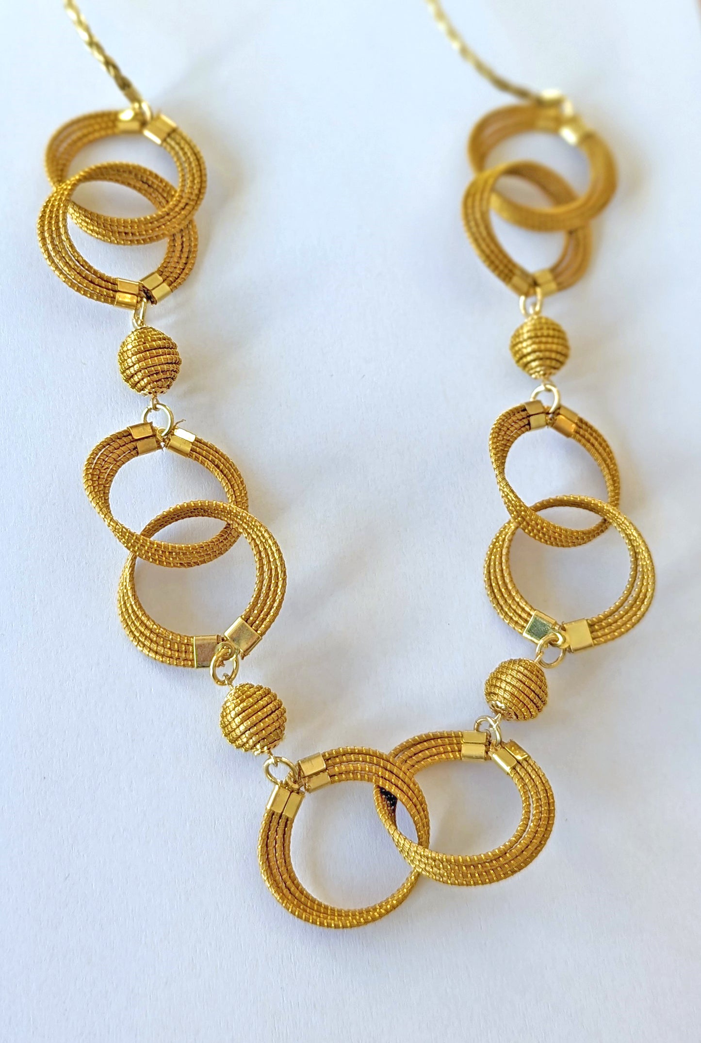 Collier en Or Végétal et plaqué Or - Capim Dourado - DORINOR