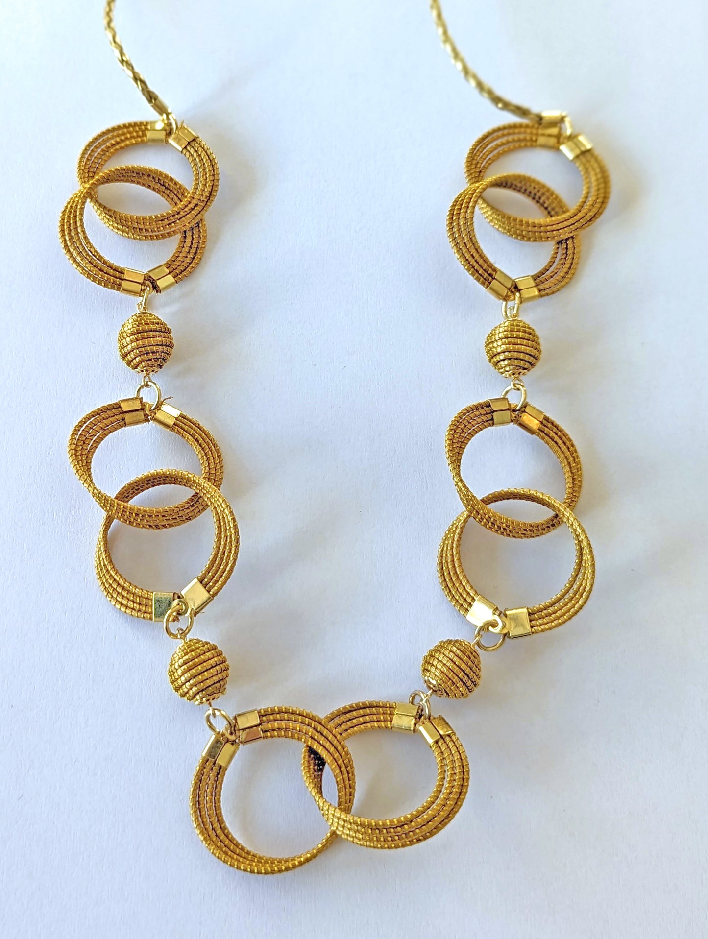 Collier en Or Végétal et plaqué Or - Capim Dourado - DORINOR